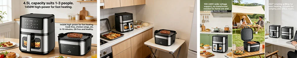 Multi Function 2 In 1 Air Fryer With Baking Tray